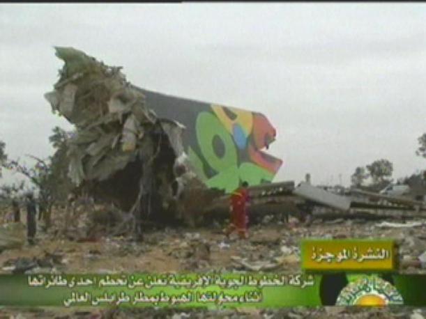 Afriqiyah A330 crash scene