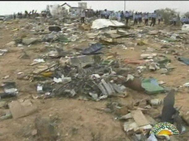 Afriqiyah A330 crash scene