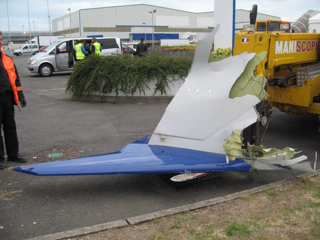 A380 Bourget Accident Aile