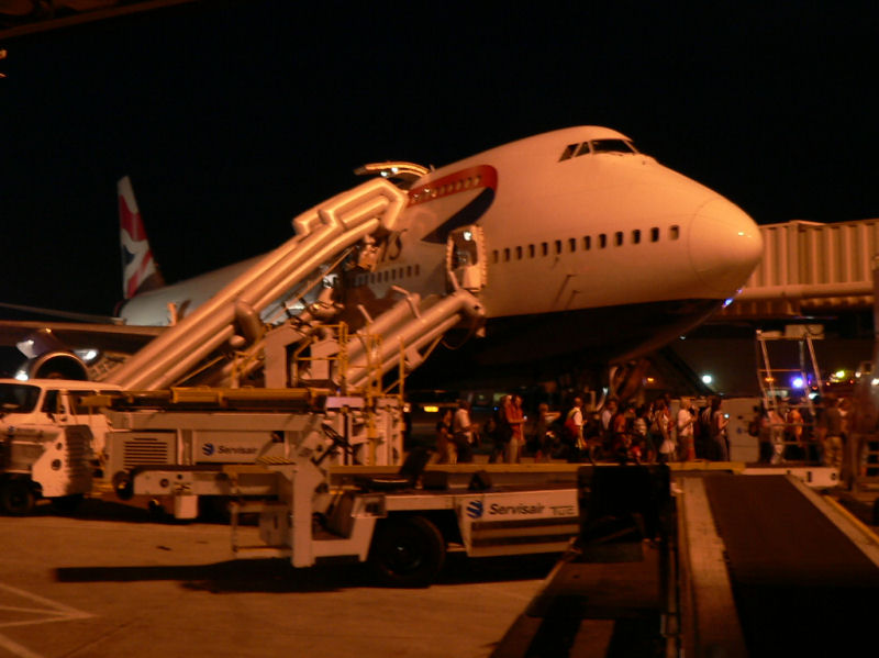 G-CIVB apres l'evacuation