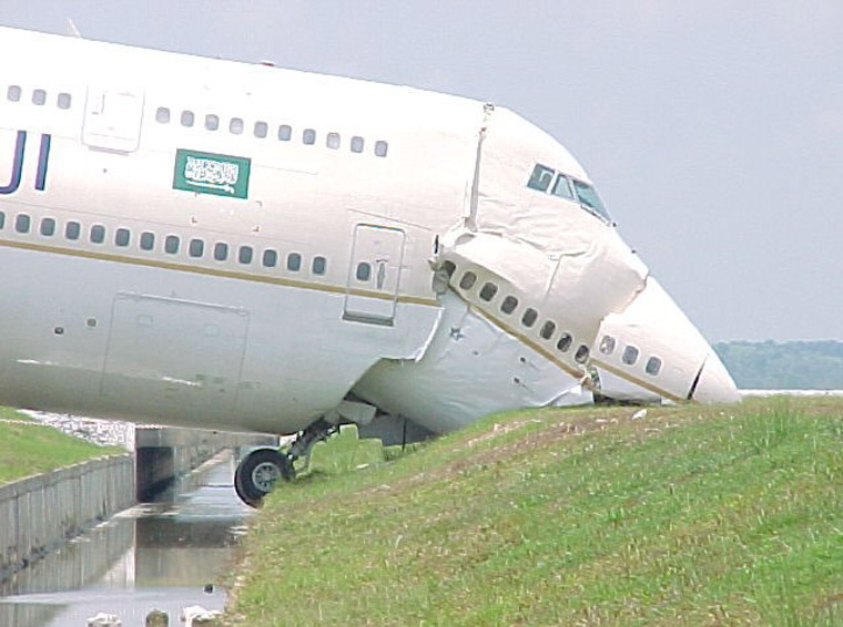 Sortie de piste Boeing 747 Saudian