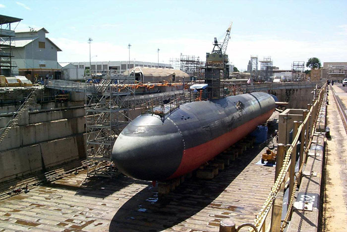 Le sous-marin USS Greeneville