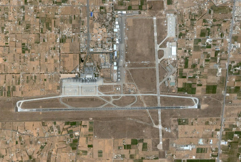L’aéroport de Tripoli (TIP) - Vue aérienne