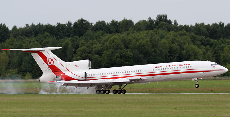 TU-154 Presidence de la Pologne